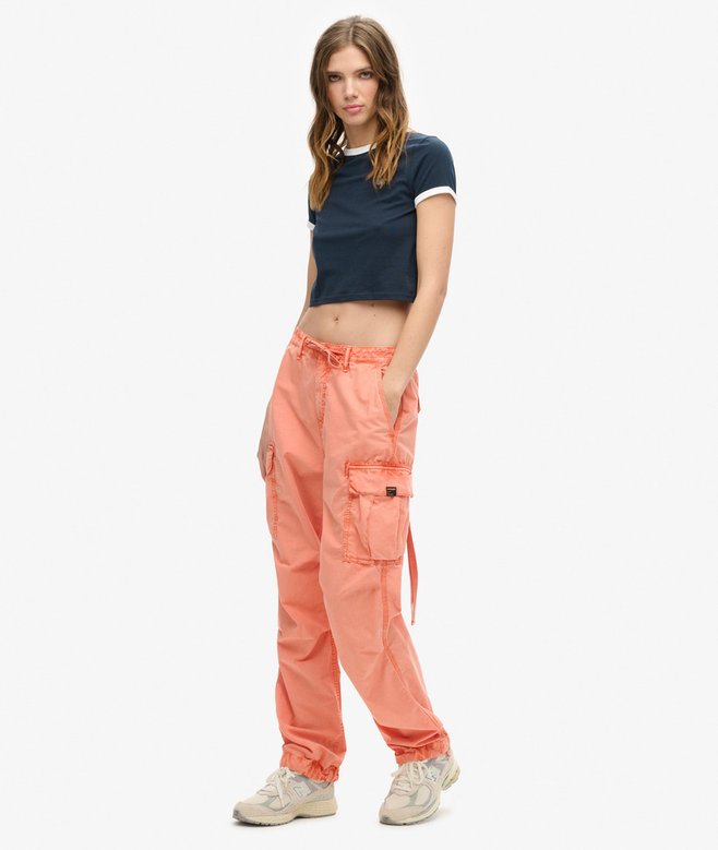 Low Rise Para Cargo Pants