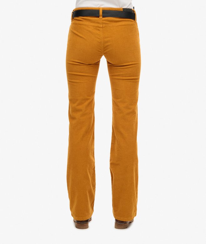 Low Rise Cord Flare Jeans