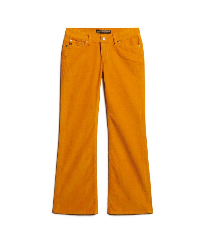Low Rise Cord Flare Jeans