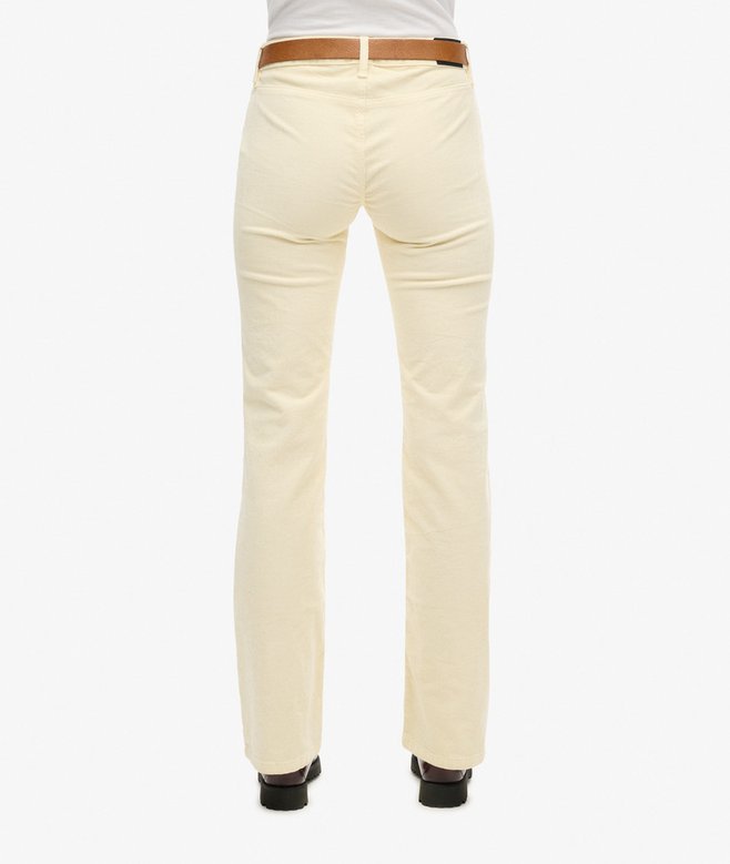 Low Rise Cord Flare Jeans