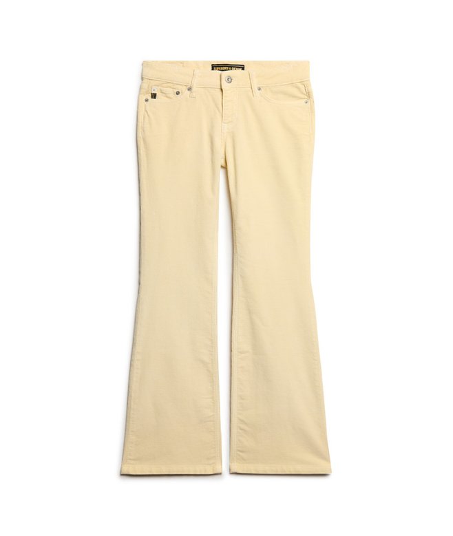 Low Rise Cord Flare Jeans