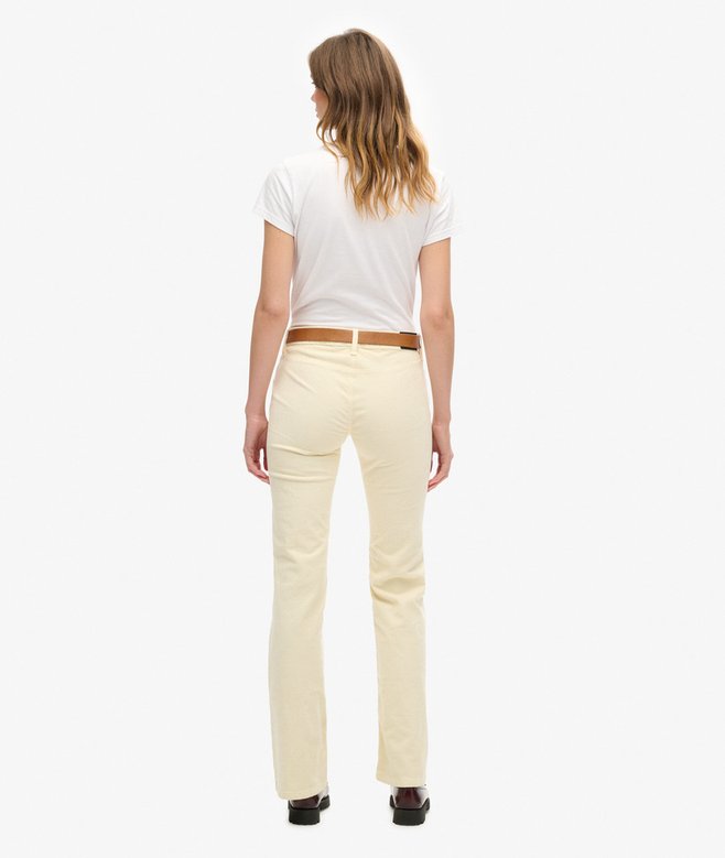 Low Rise Cord Flare Jeans