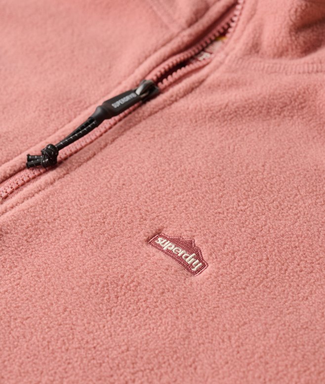 Polar Fleece Cropped Half Zip