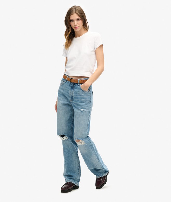 Organic Cotton Wide Leg Jeans