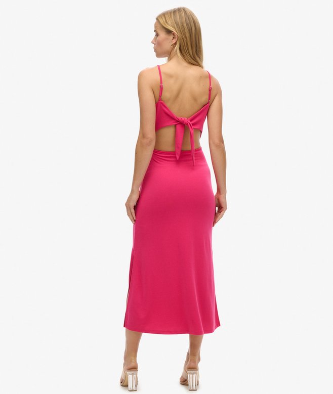 Jersey Open Back Dress