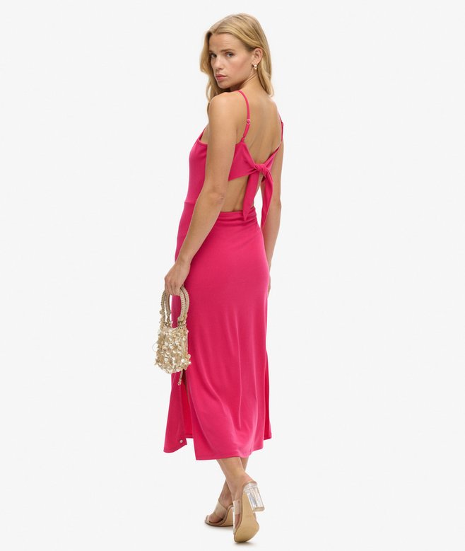 Jersey Open Back Dress