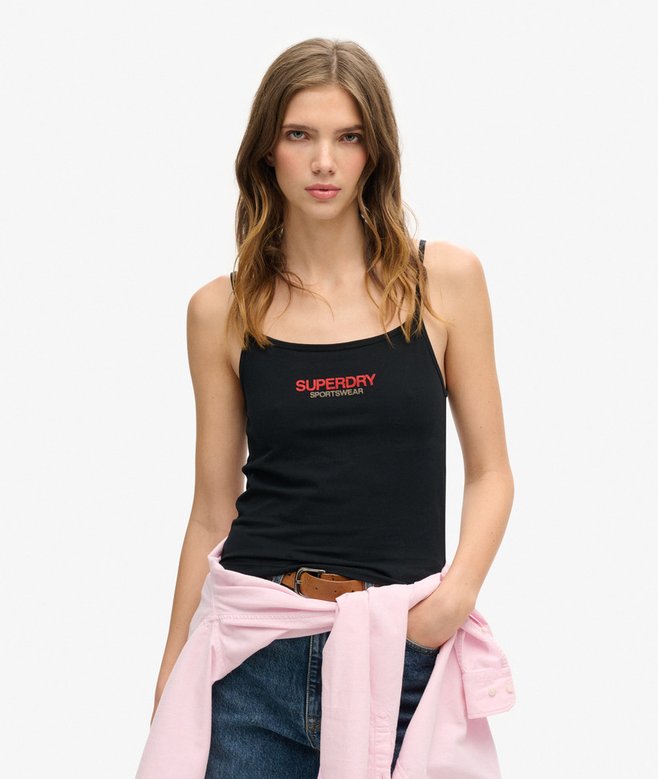 Sportswear Logo Fitted Cami Top