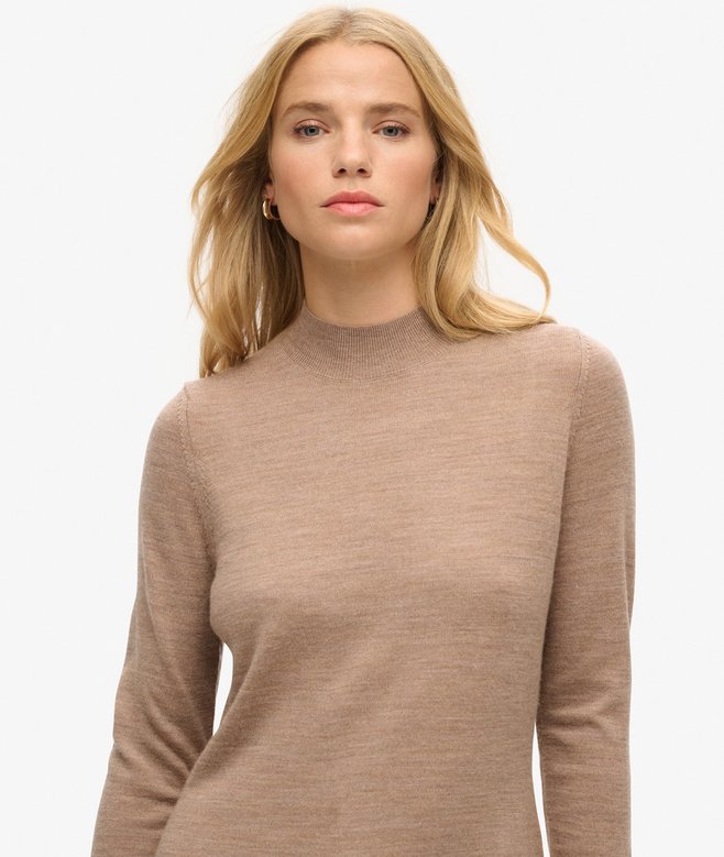 Merino Long Sleeve Knit Dress