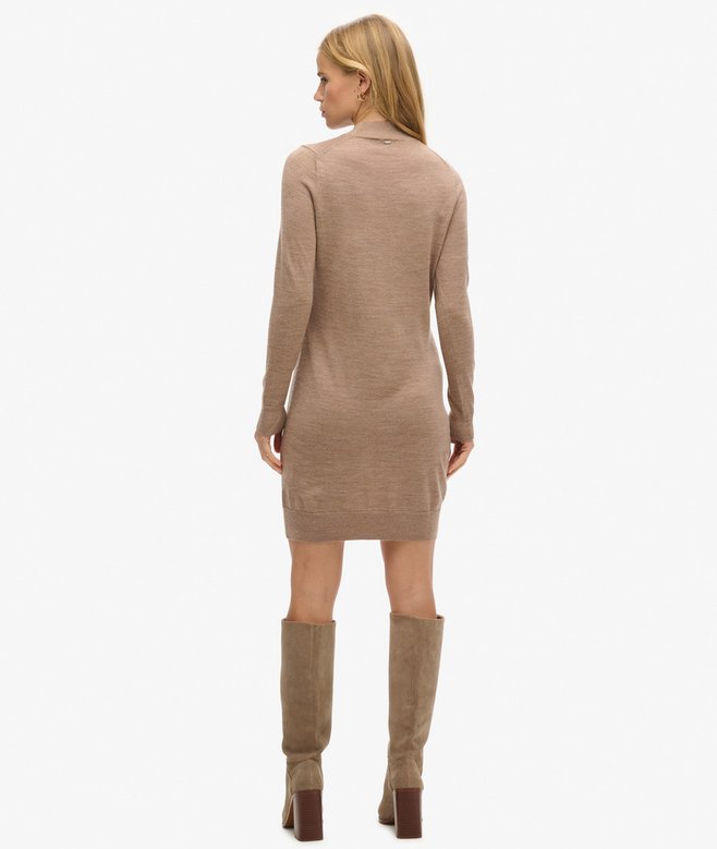 Merino Long Sleeve Knit Dress