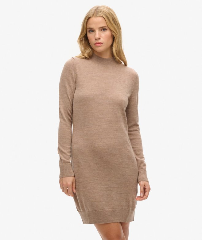 Merino Long Sleeve Knit Dress