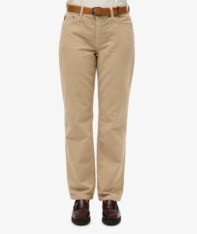 Straight Leg Cord Pants