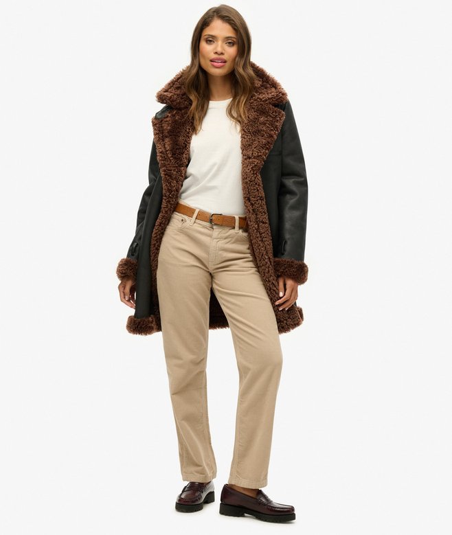 Straight Leg Cord Pants