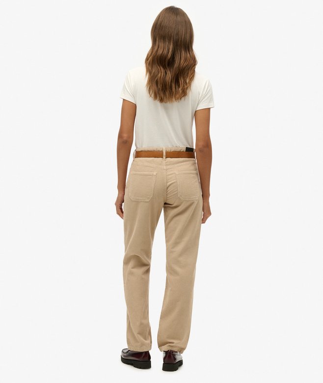 Straight Leg Cord Pants