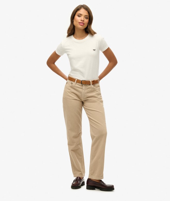 Straight Leg Cord Pants