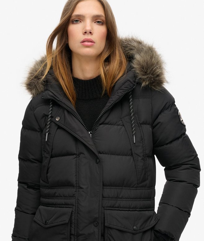 Everest Faux Fur Longline Coat