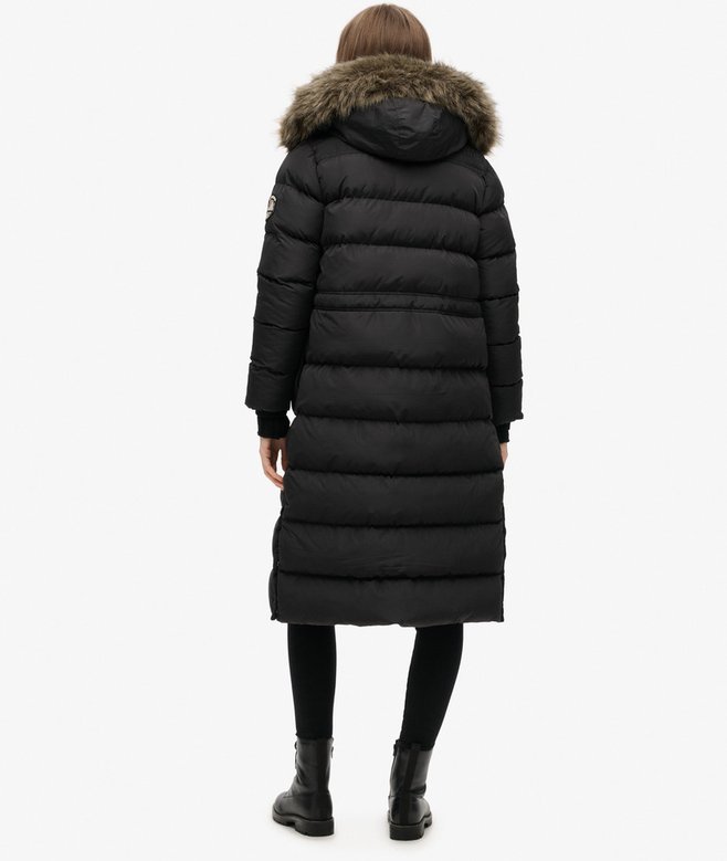 Everest Faux Fur Longline Coat