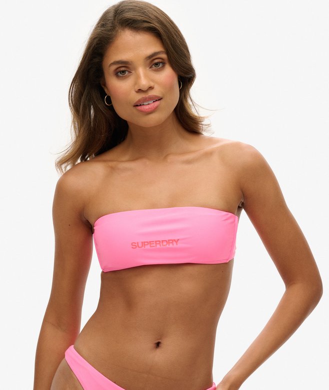 Logo Bandeau Bikini Top