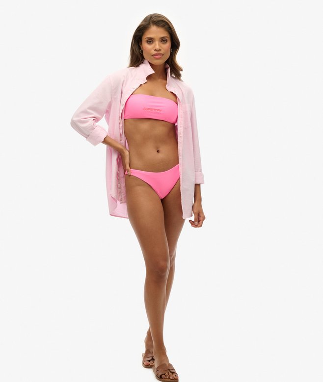 Logo Bandeau Bikini Top