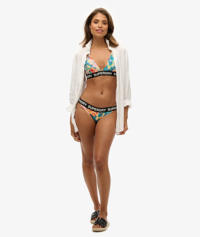 Logo Triangle Bikini Top
