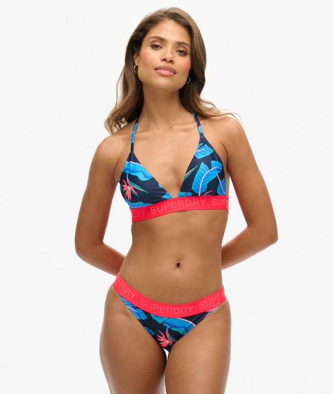 Logo Triangle Bikini Top