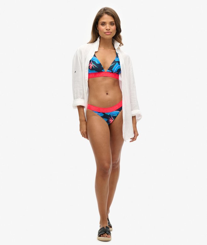 Logo Triangle Bikini Top