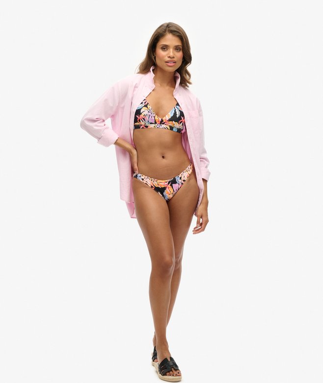 Cross Back Triangle Bikini Top
