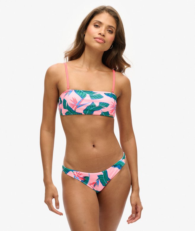Tropical Bandeau Bikini Top