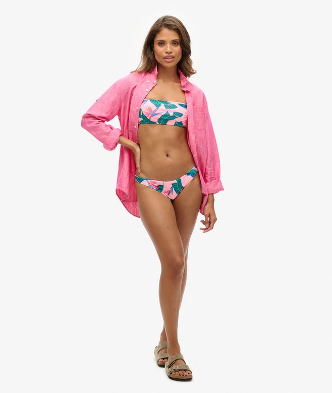Tropical Bandeau Bikini Top