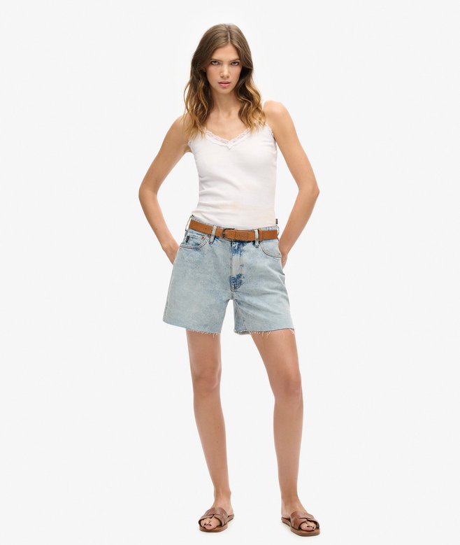 Mid Rise Cut off Shorts