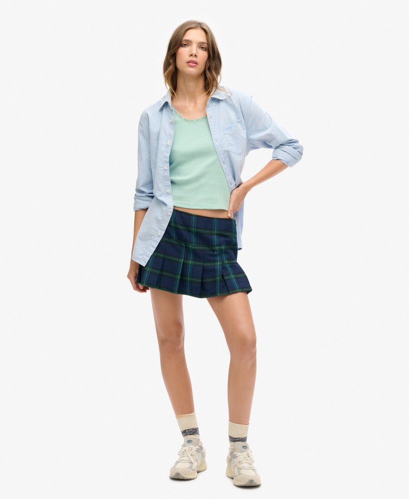 【NONCODE】Pleated flare check skirt Pleated flare check skirt - NONCODE | 60% - Asian Fashion