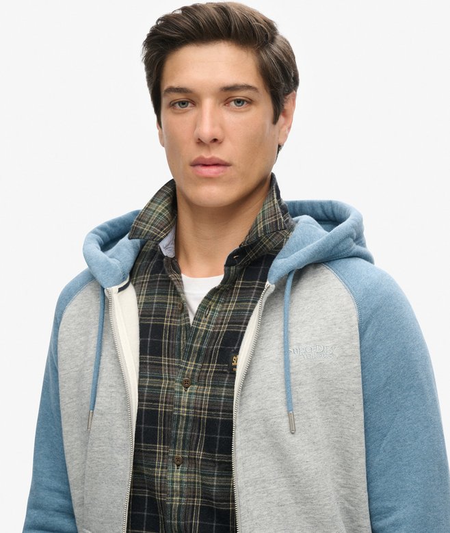 Essential Baseball Zip Hoodie