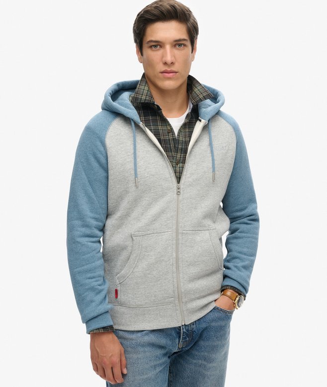 Essential Baseball Zip Hoodie