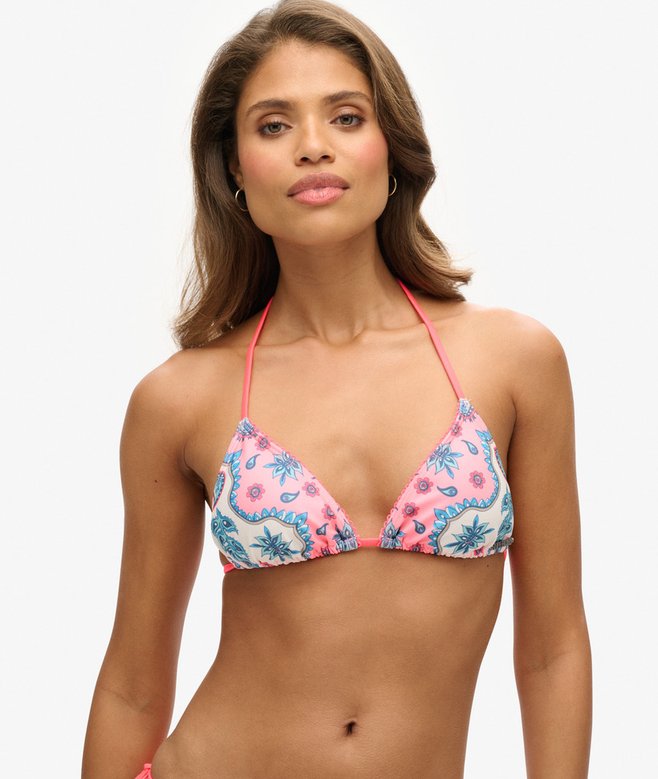 String Triangle Bikini Top