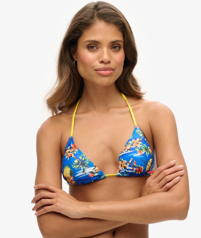 String Triangle Bikini Top