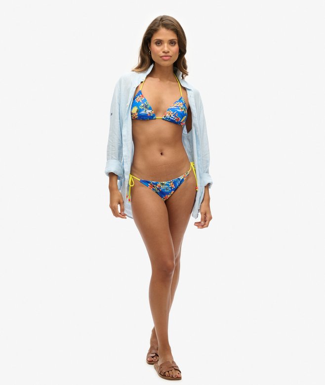 String Triangle Bikini Top