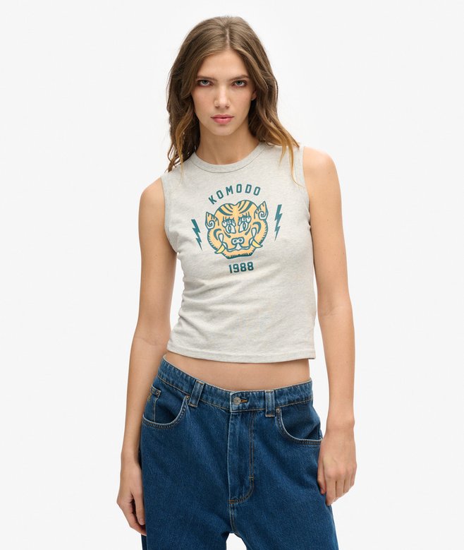 Superdry x Komodo Tiger Slim Vest Top