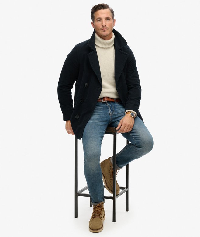 The Merchant Store - Moleskin Pea Coat