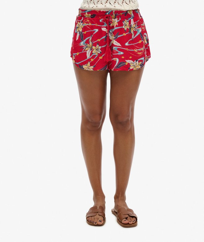Vintage Beach Printed Shorts