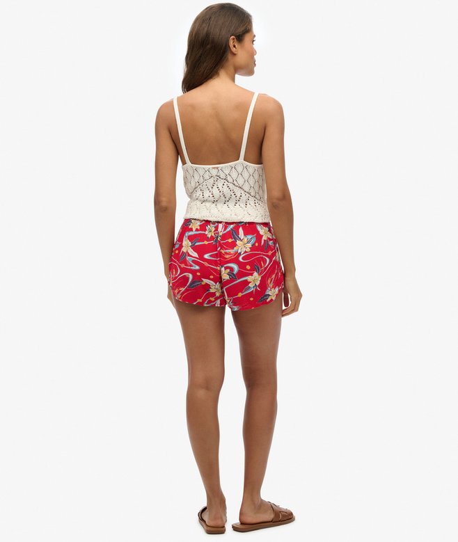 Vintage Beach Printed Shorts