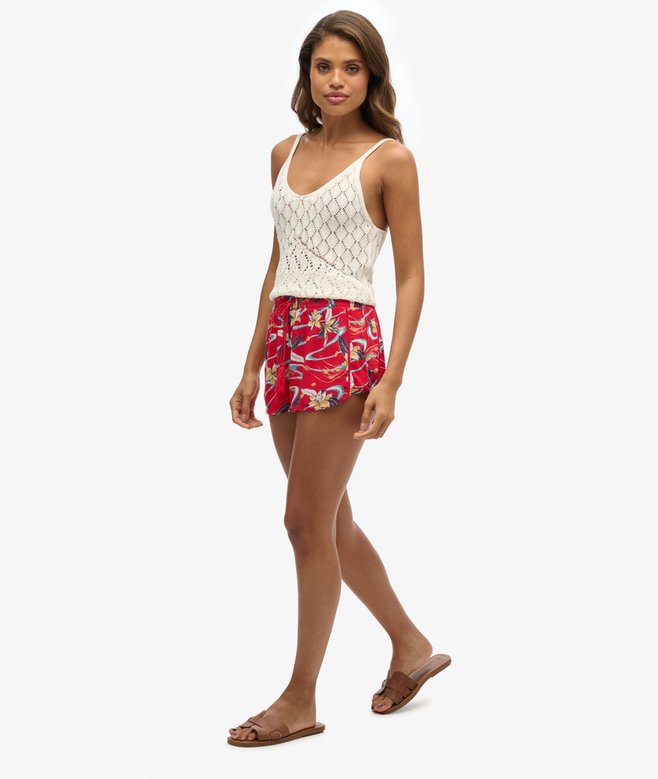 Vintage Beach Printed Shorts