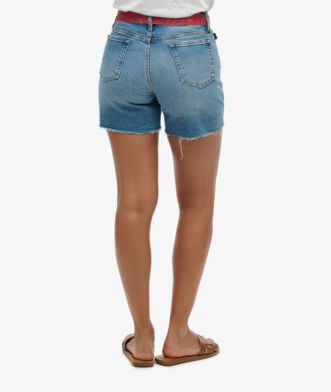 Vintage Mid Rise Slim Shorts