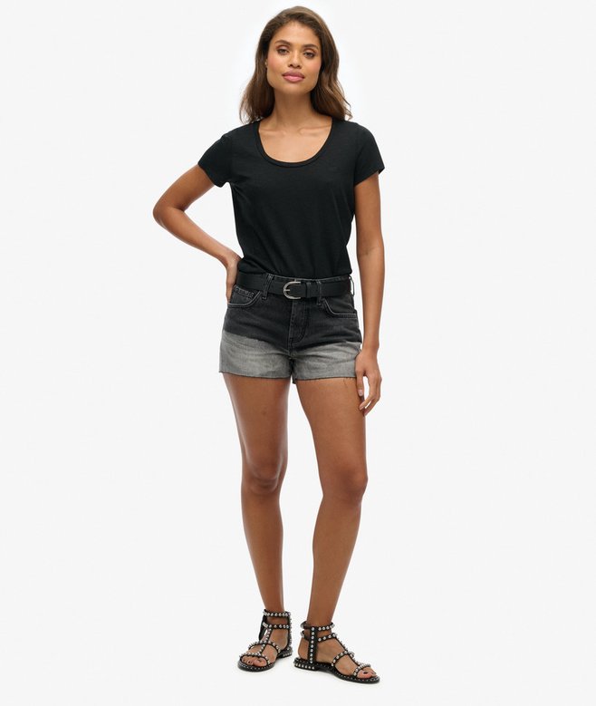 High Rise Cut Off Shorts