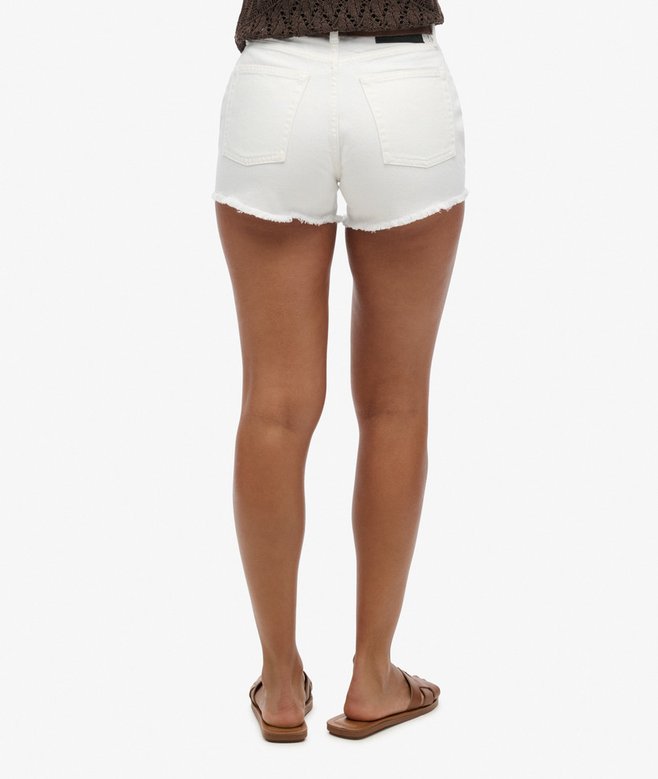 High Rise Denim Shorts