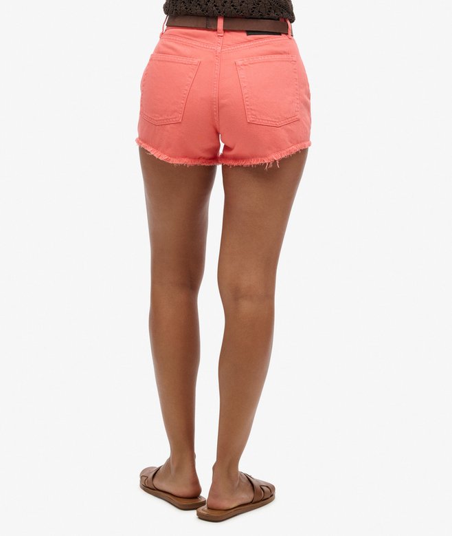 High Rise Denim Shorts