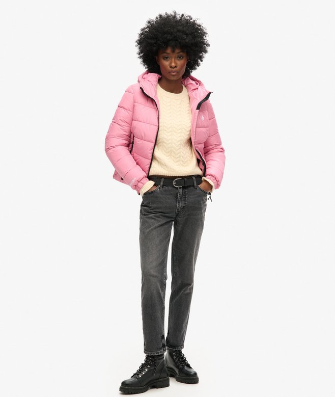 Hooded Spirit Sports Puffer Jacket