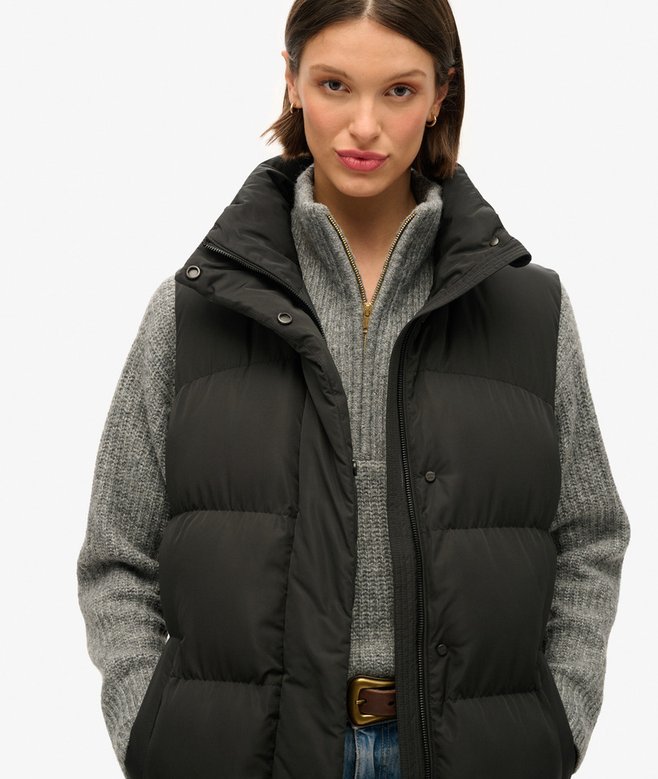 Longline Puffer Gilet