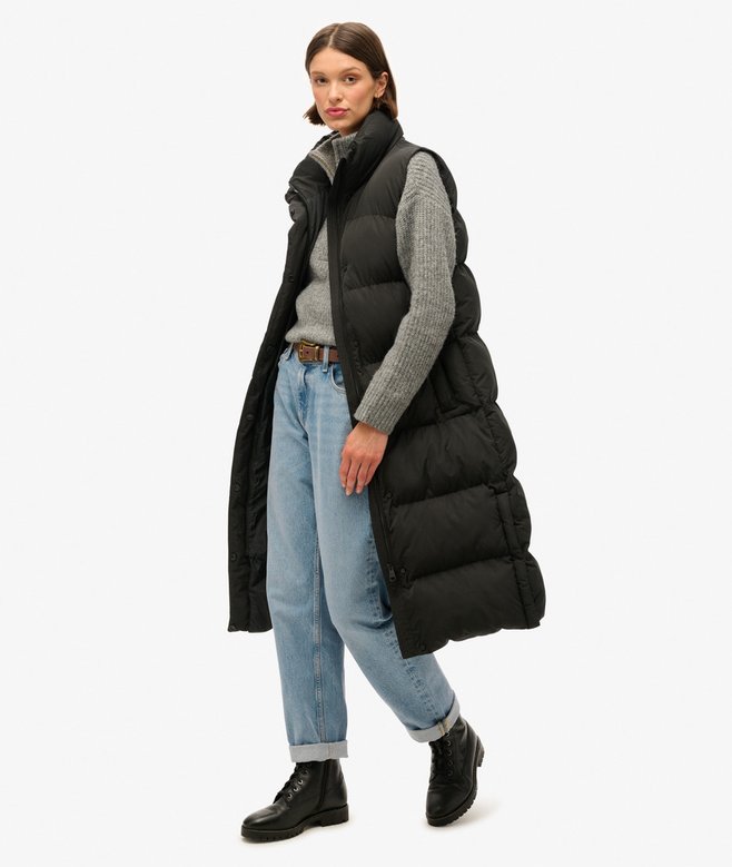 Longline Puffer Gilet