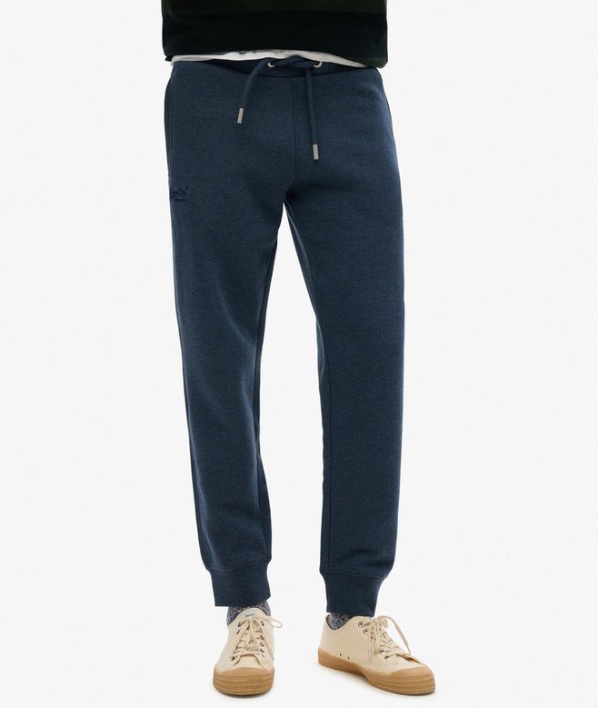 Organic Cotton Vintage Logo Embroidered Joggers