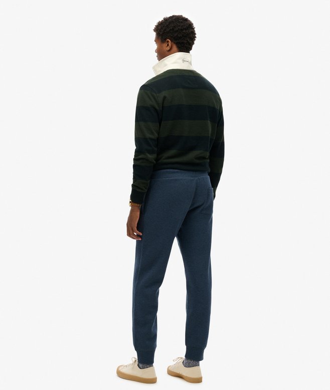 Organic Cotton Vintage Logo Embroidered Joggers