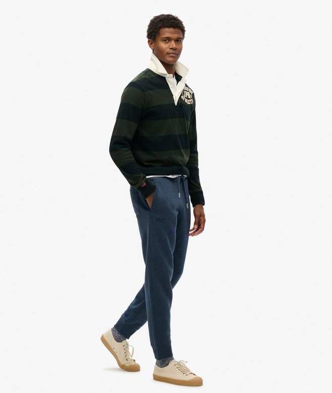 Organic Cotton Vintage Logo Embroidered Joggers